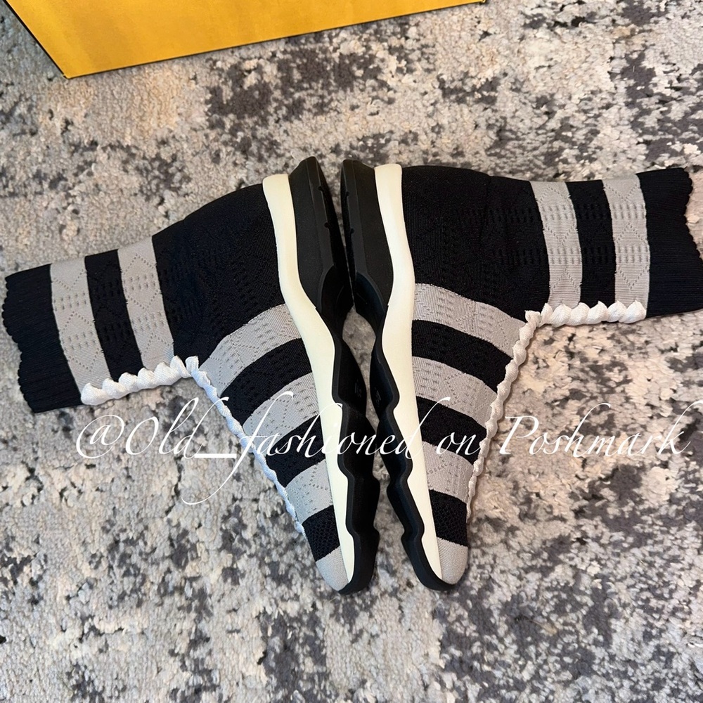 ASO Blac Chyna 🎬 - NWOT FENDI High Top Sock Sneakers - Picture 13 of 17
